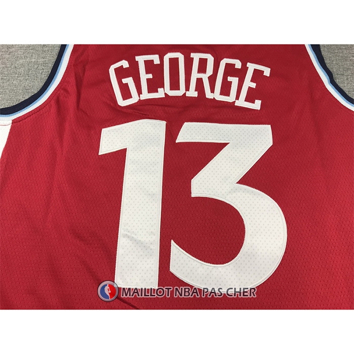 Maillot Los Angeles Clippers Paul George NO 13 Statement 2024-25 Rouge